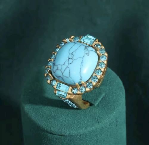 Anello vintage con turchese