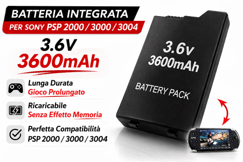 Batteria sony psp 2004 - batteria, 3004