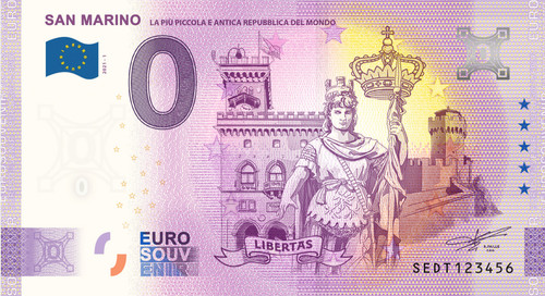 Zero euro souvenir - 0€,