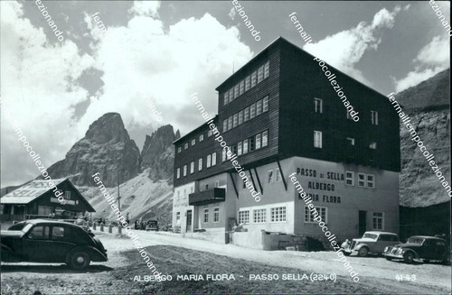 Bi643 cartolina albergo - cartolina, maria