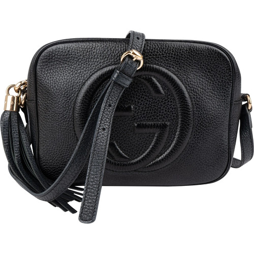 Borsa gucci black leather soho - borsa,