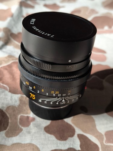 7artisans 75mm 25 - 75mm, f/1.25