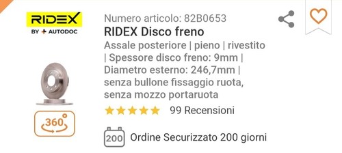 Dischi freno posteriori - dischi,