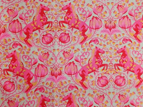 Tessuto tula pink foxfield - tessuto,