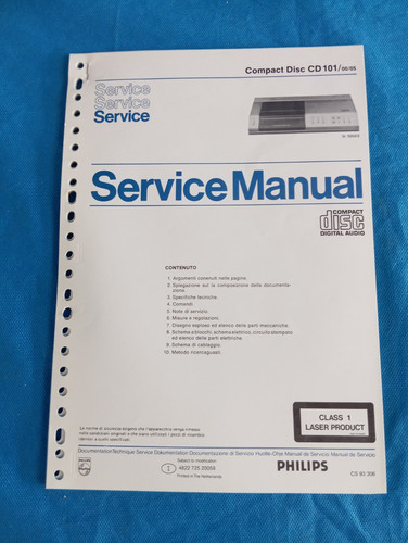 Philips cd101 compact - philips, disc