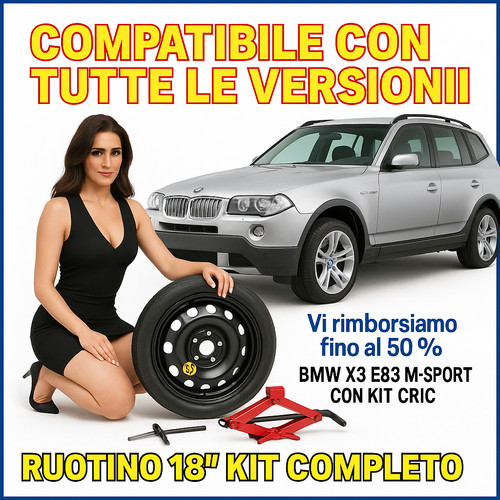Kit ruotino scorta bmw - 💥kit,