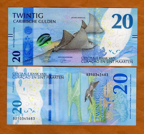 Banconote curacao sint - e,