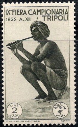 Libia italiana 1935 sass 137 - italiana,