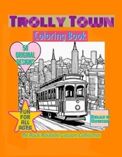 Libro da colorare Trolly Town