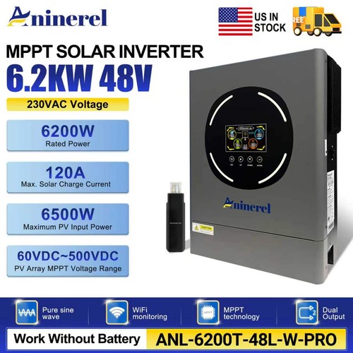 Inverter solare 6200w 48v - inverter,