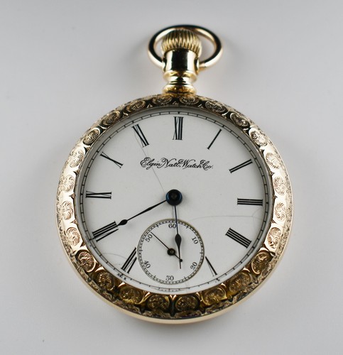 Orologio tasca 1895 elgin - tasca,