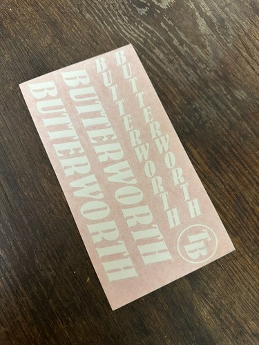 Tony butterworth decalcomanie - butterworth,