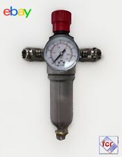 RIDUTTORE DI PRESSIONE DA 1/2" CON 2 RUBINETTI RAPIDI DA 1/4" PER COMPRESSORE