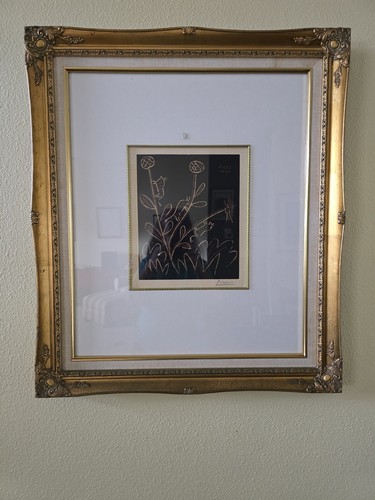 Picasso signed gorgeous frame - signed,