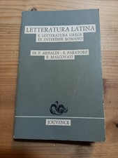 LETTERATURA LATINA E LETTERATURA GRECA ... ROMANO di ARNALDI PARATORE MALCOVATI