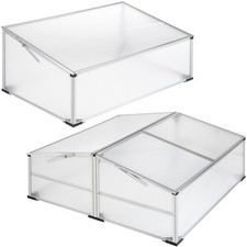 Cassone a letto caldo aiuola rialzata giardino semenzaio caldo serra 102x61cm nu