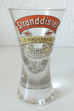Bicchiere da liquore pubblicità - cardo da spiaggia Hindenberg Kolberg Prussia orientale, 031125-1