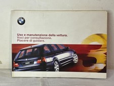 Libretto Uso e manutenzione BMW serie 3 Touring E46 318i-330xd da VIII/2000 Ita
