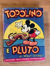 TOPOLINO E PLUTO - LIBRO DISNEY ANTEGUERRA - ORIGINALE - MONDADORI - 1938