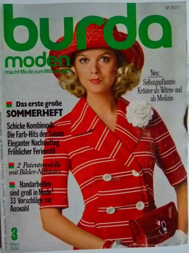 Vecchio quaderno moda burda - quaderno,