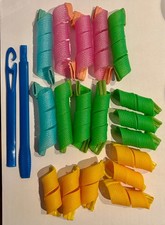 Spiral curlers, 18 pieces