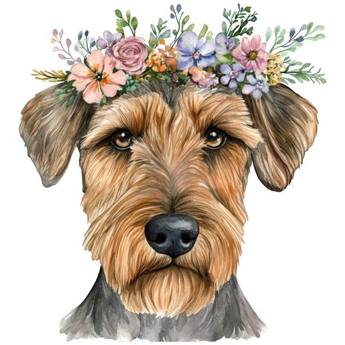 Adesivi airedale terrier - adesivi,