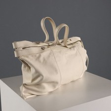 Borbonese borsa nappa avorio - borbonese,