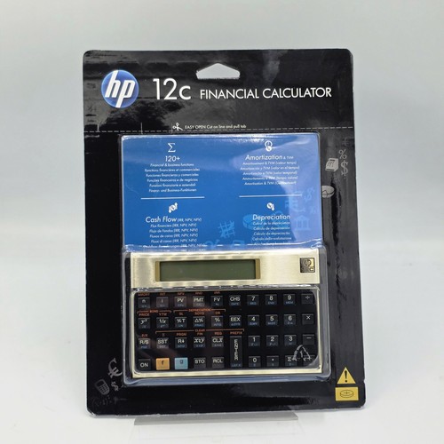 12c calculator hewlett - 12c,
