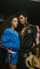 Nuova tuta Rabanne H&M unisex blu con cappuccio e zip intera taglia Large