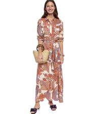 Abito Zara Stampa Paisley Maxi