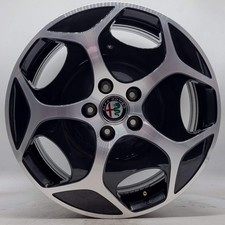 4 cerchi lega nuovi alfa romeo tonale new r17 nero diamantato lt004962