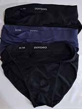 Slip Uomo Pompea Nero Blu S M Lycra Elasticizzato