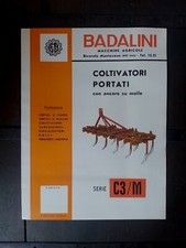 BADALINI COLTIVATORI PORTATI  trattori agricoli pubblicitario vendita originale