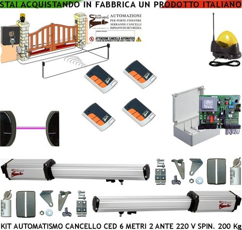 Automatismo cancello 2 - cancello, 6