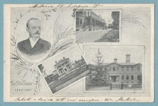 MILANO -Cartolina Originale d'Epoca FP Viaggiata 1901 - PIETRO PANZERI-ORTOPEDIA