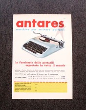 M151- Advertising Pubblicità -1960- ANTARES MACCHINE PER SCRIVERE