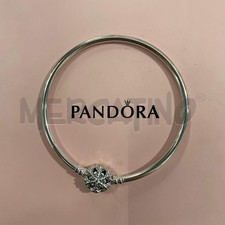 BRACCIALE PANDORA RIGIDO CHIUSURA FIOCCO DI NEVE