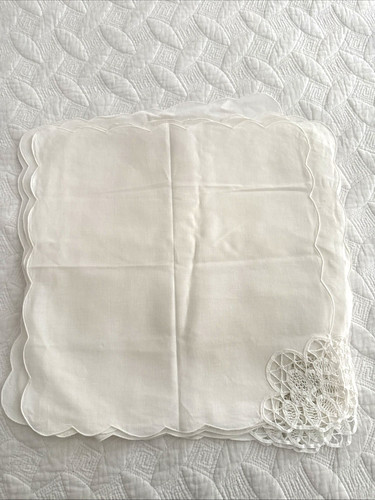 Vtg cut work - vtg, linen