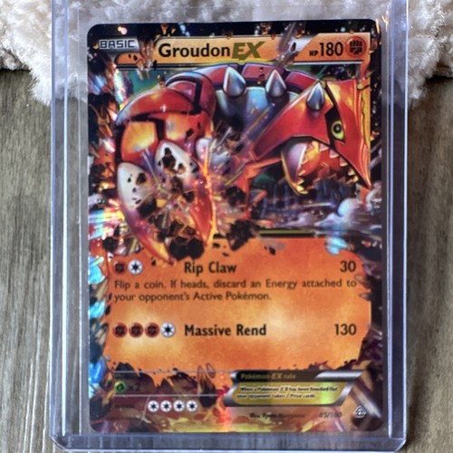 Carta pokemon groudon - groudon, ex