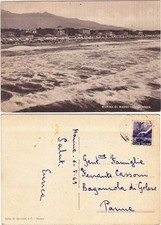 MARINA DI MASSA - LA SPIAGGIA - VIAGG. 1949 -97736-