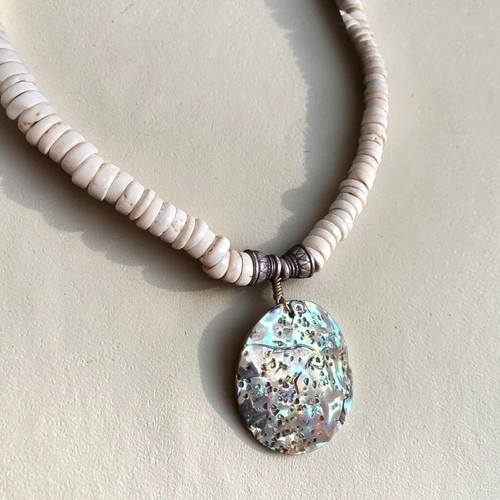 Collana perle conchiglia - collana, di