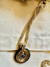 Portachiavi Timone in Oro Bicolore Kt 750 Barca Yacht Nave