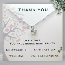 Regalo insegnante collana mela