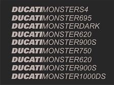 ADESIVI fianchetti DUCATI MONSTER dark/900/620/750/900/1000/S4/1000