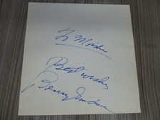 Benny Goodman, autografo