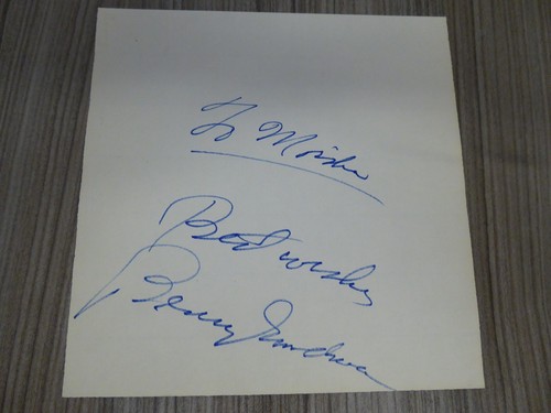 Benny goodman autografo - benny, goodman,