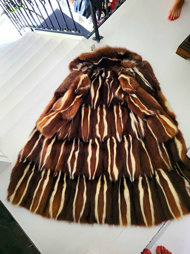 Cappotto pelliccia donna lungo