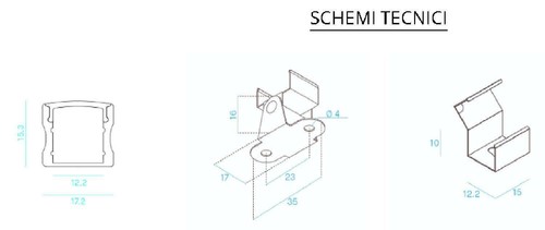 Nobile illuminazione 2pz clip - illuminazione,