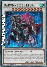 BARONNE DE FLEUR • (Barone Dei Fiori) • Super R • RA01 EN034 • 1Ed • Yugioh!