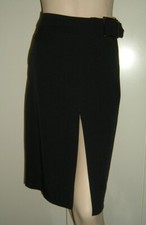 GONNA NERO CON SPACCO E FIBBIA